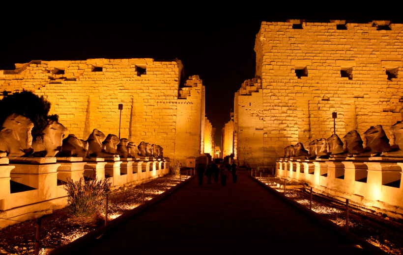 Sound and light Show Karnak temple